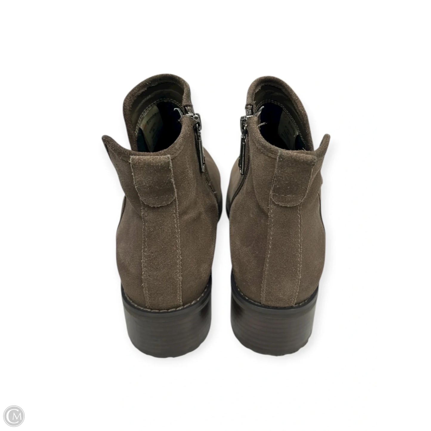 Boots Ankle Flats By Blondo In Brown, Size: 8