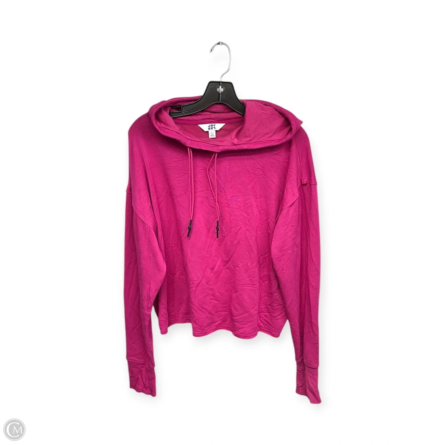 Athletic Sweatshirt Hoodie By Joy Lab In Pink, Size: L