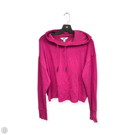 Athletic Sweatshirt Hoodie By Joy Lab In Pink, Size: L