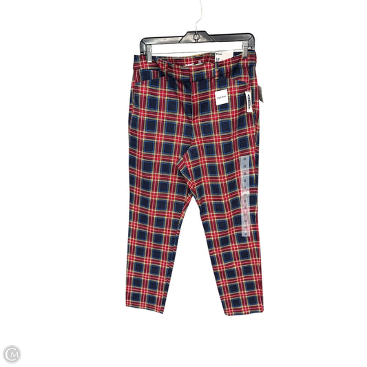 Pants Other By Old Navy In Plaid Pattern, Size: 12