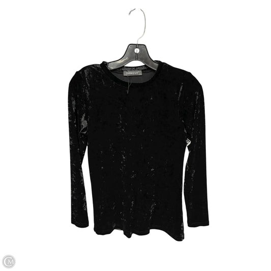 Top Long Sleeve By Allegra K In Black, Size: S