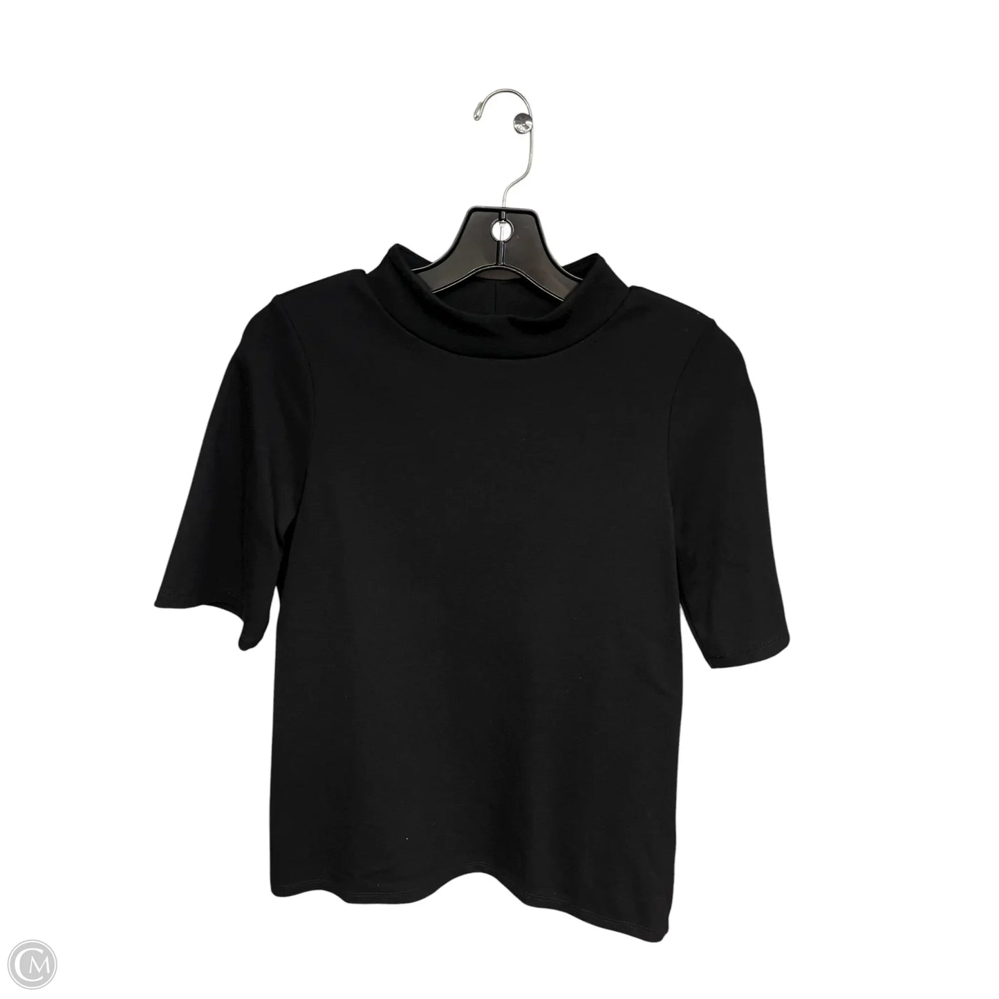Top Short Sleeve By Halogen In Black, Size: Xs