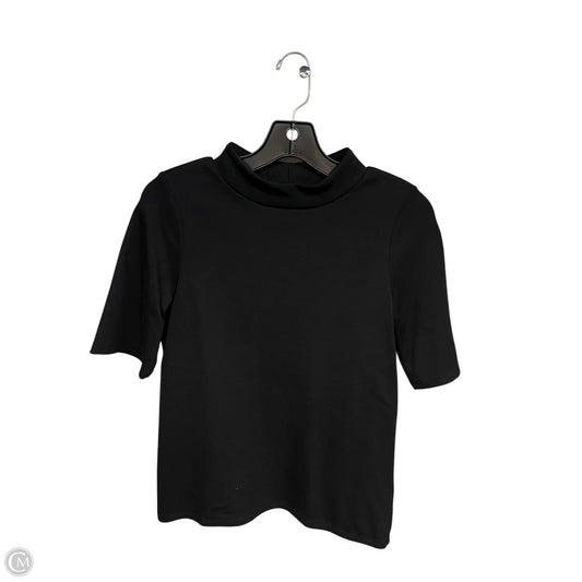Top Short Sleeve By Halogen In Black, Size: Xs