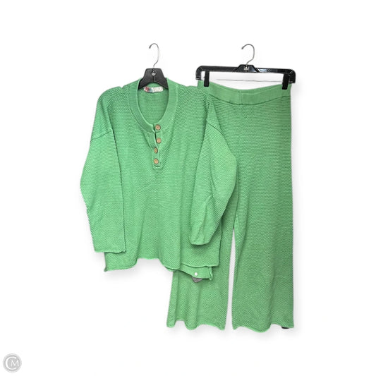Pants Set 2pc By Free People In Green, Size: S
