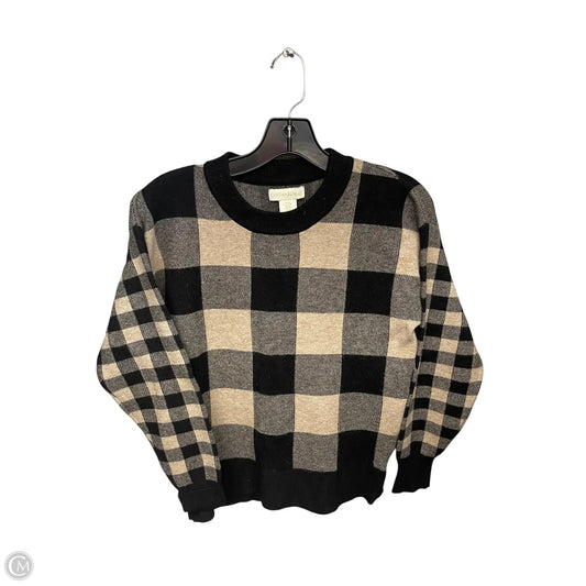 Sweater By Cynthia Rowley In Checkered Pattern, Size: Xs