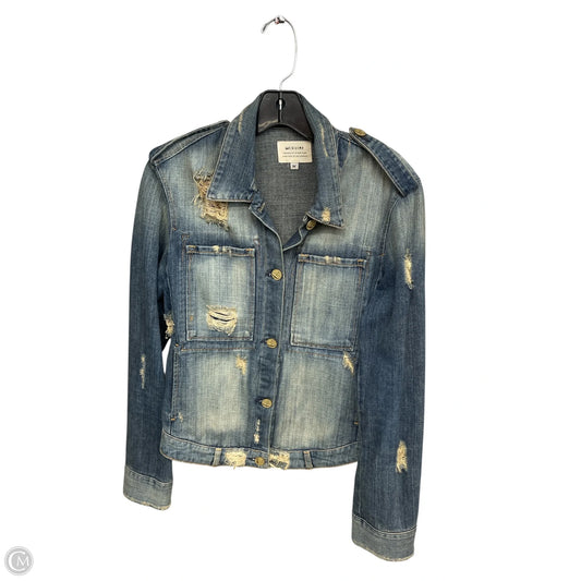 Jacket Denim By Clothes Mentor In Blue Denim, Size: M