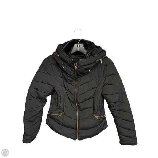 Coat Puffer & Quilted By Zara In Black, Size: M