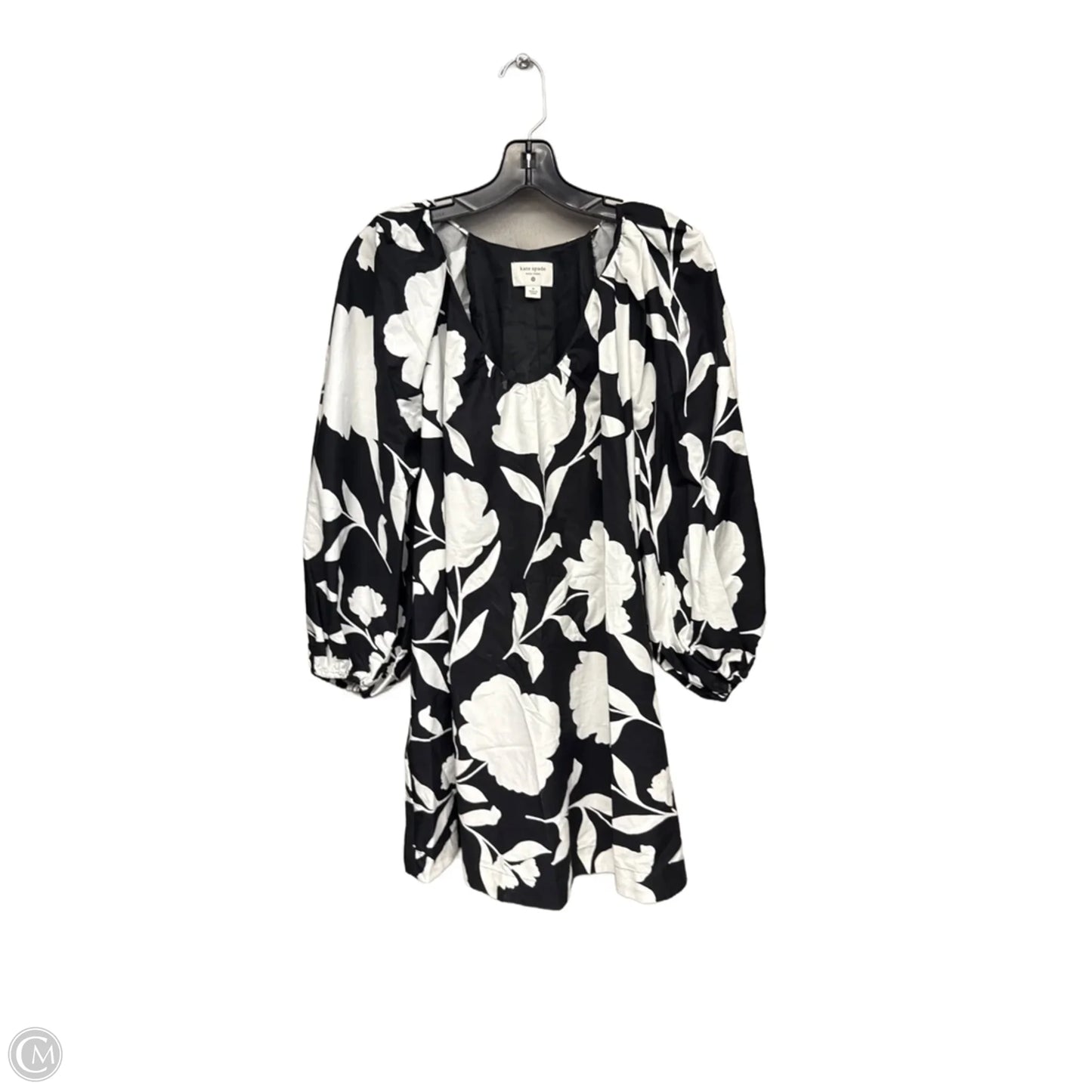 Dress Designer By Kate Spade In Black & White, Size: M
