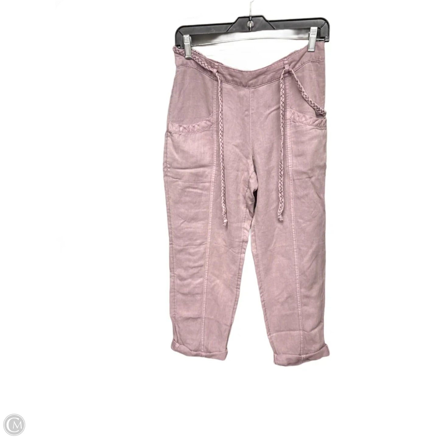 Pants Cropped By C And C In Purple, Size: S