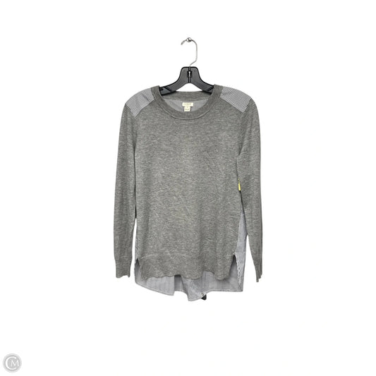 Top Long Sleeve By J. Crew In Grey, Size: S