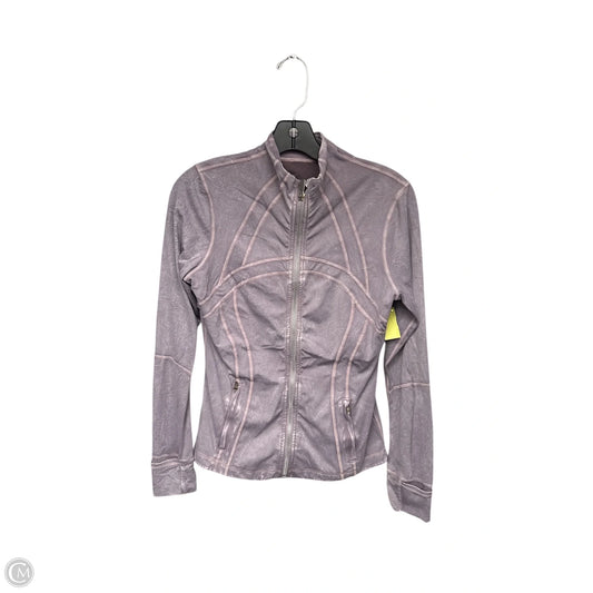 Athletic Jacket By Lululemon In Purple, Size: S
