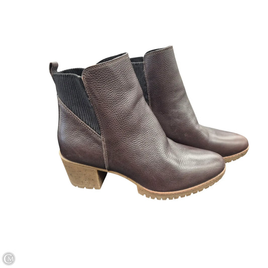 Boots Ankle Heels By Dr Scholls In Brown, Size: 9