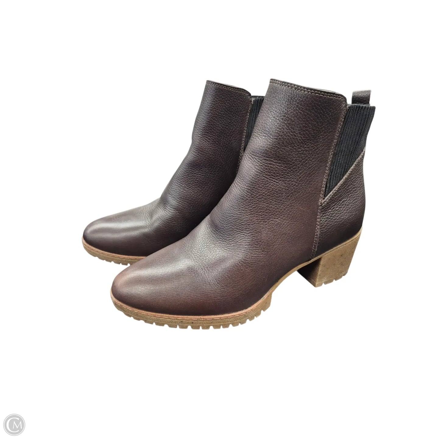 Boots Ankle Heels By Dr Scholls In Brown, Size: 9