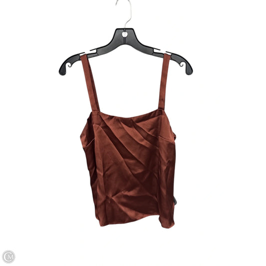 Top Sleeveless By Express In Bronze, Size: S