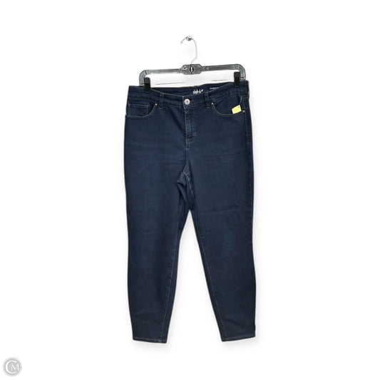 Jeans Skinny By Style And Company In Blue Denim, Size: 10p