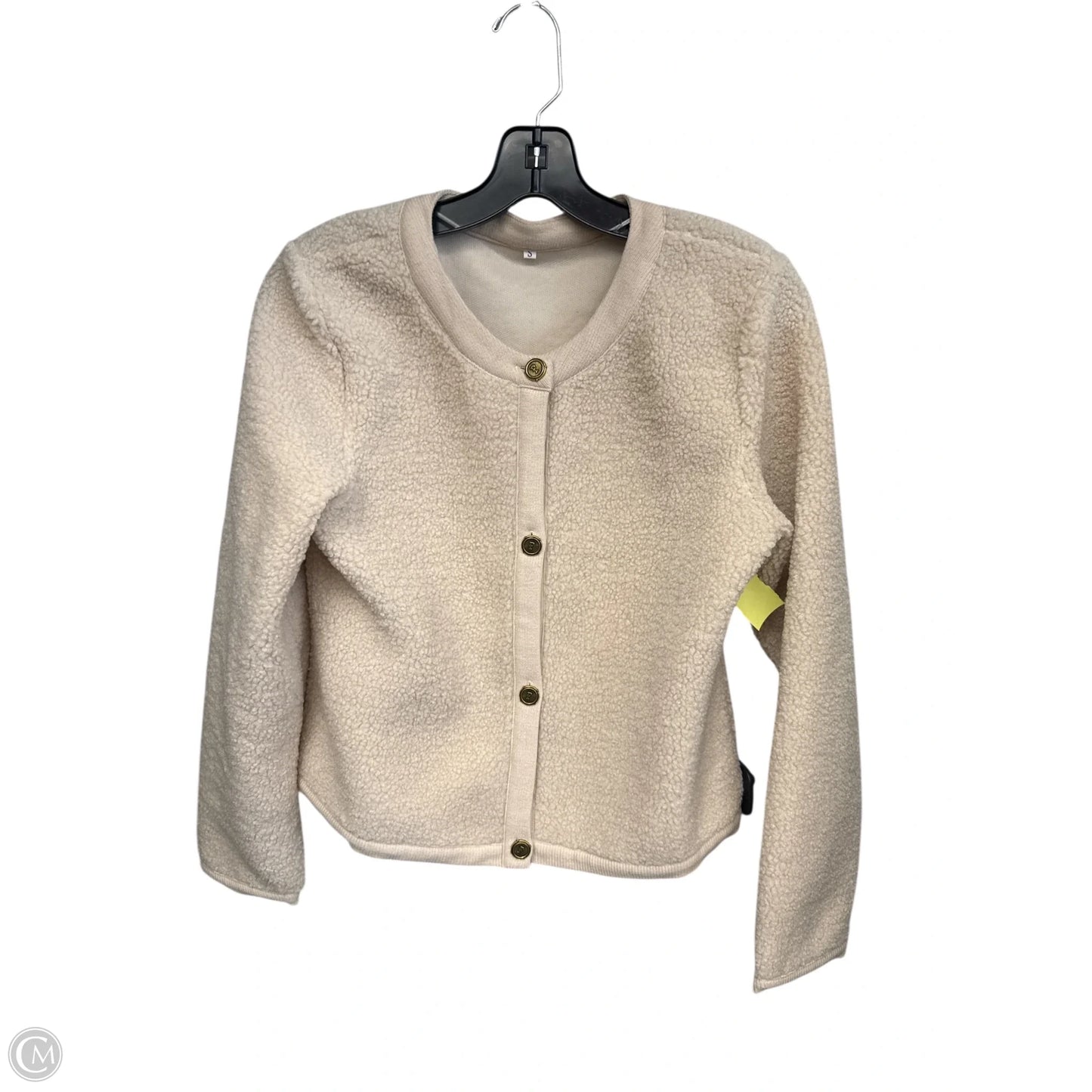 Cardigan By Clothes Mentor In Beige, Size: S