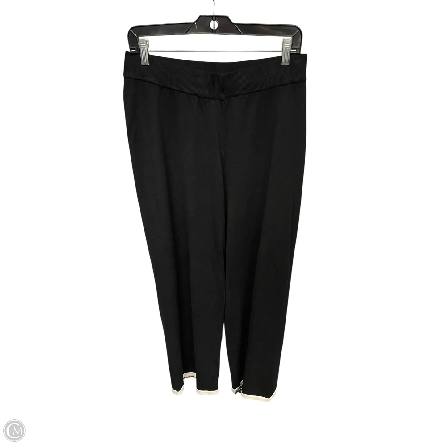 Lounge Set Pants By Jones New York In Black & White, Size: M