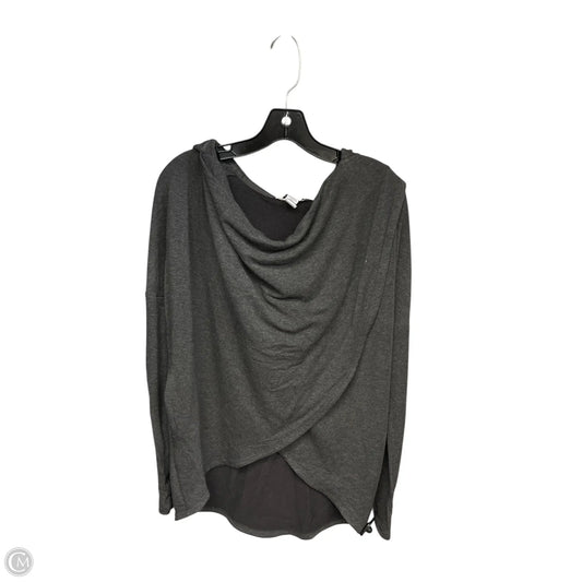 Top Long Sleeve By Athleta In Grey, Size: S