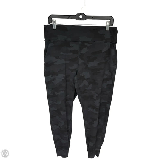 Athletic Pants By Lululemon In Camouflage Print, Size: 12