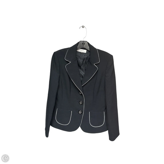 Blazer By Tahari In Black & White, Size: 8