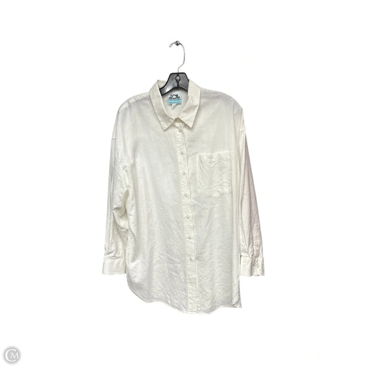 Tunic Long Sleeve By Future Collective In White, Size: M