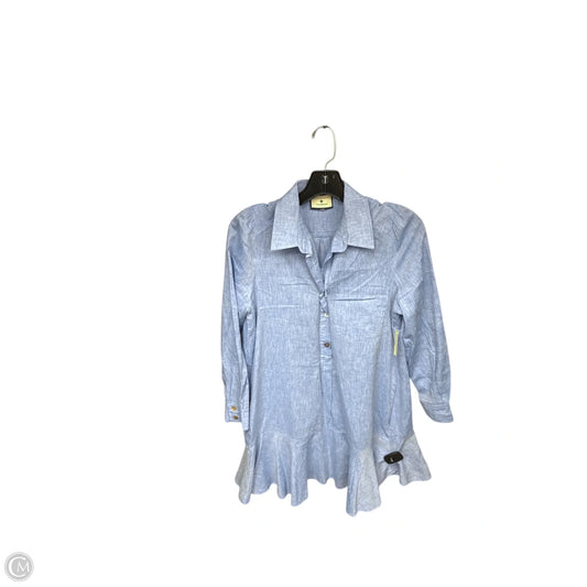 Tunic Long Sleeve By Tuckernuck In Blue, Size: S