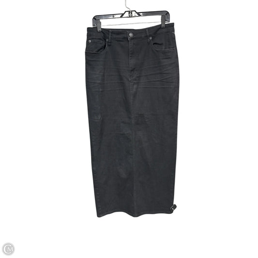 Skirt Maxi By Sts Blue In Black Denim, Size: 30