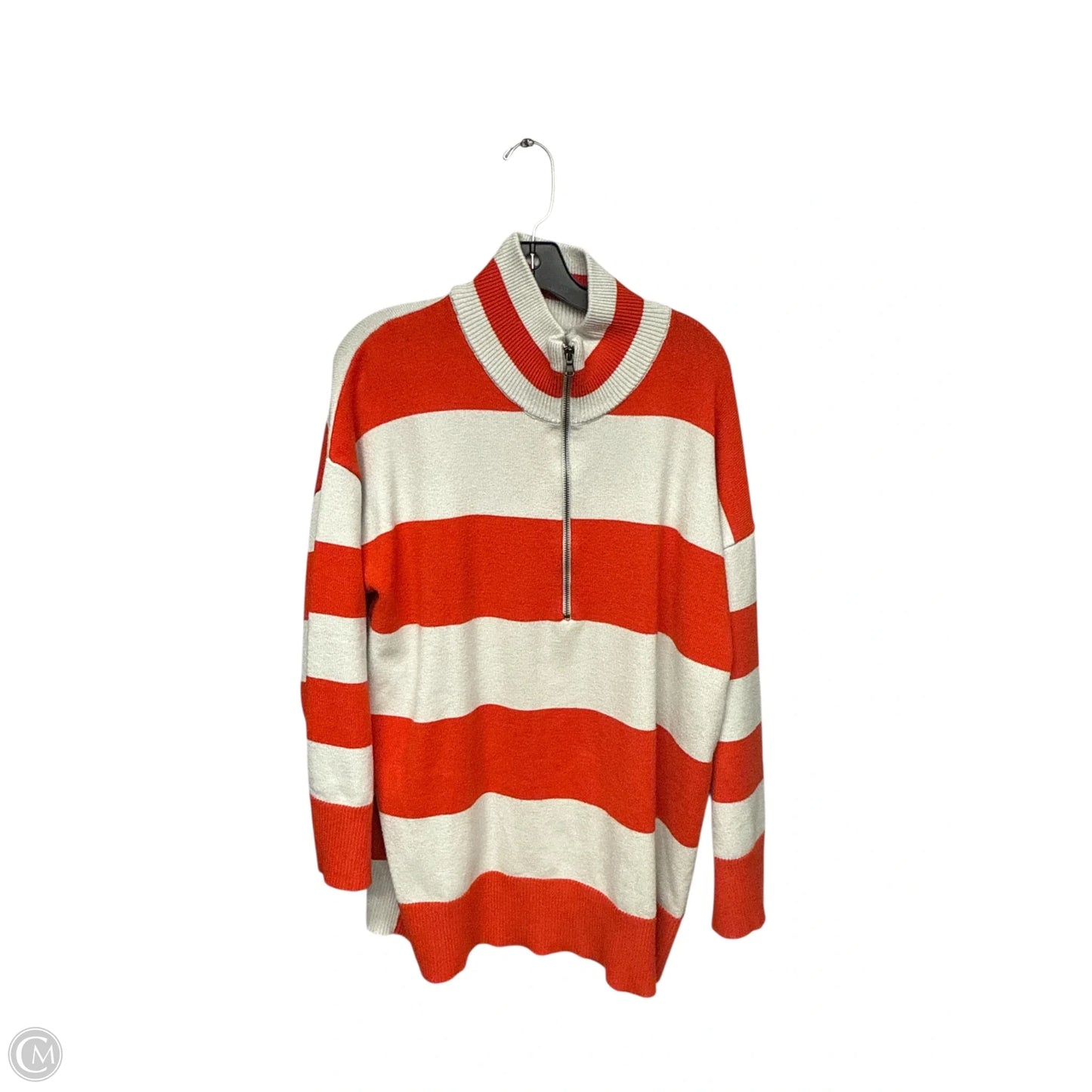 Sweater By Clothes Mentor In Striped Pattern, Size: Xxl