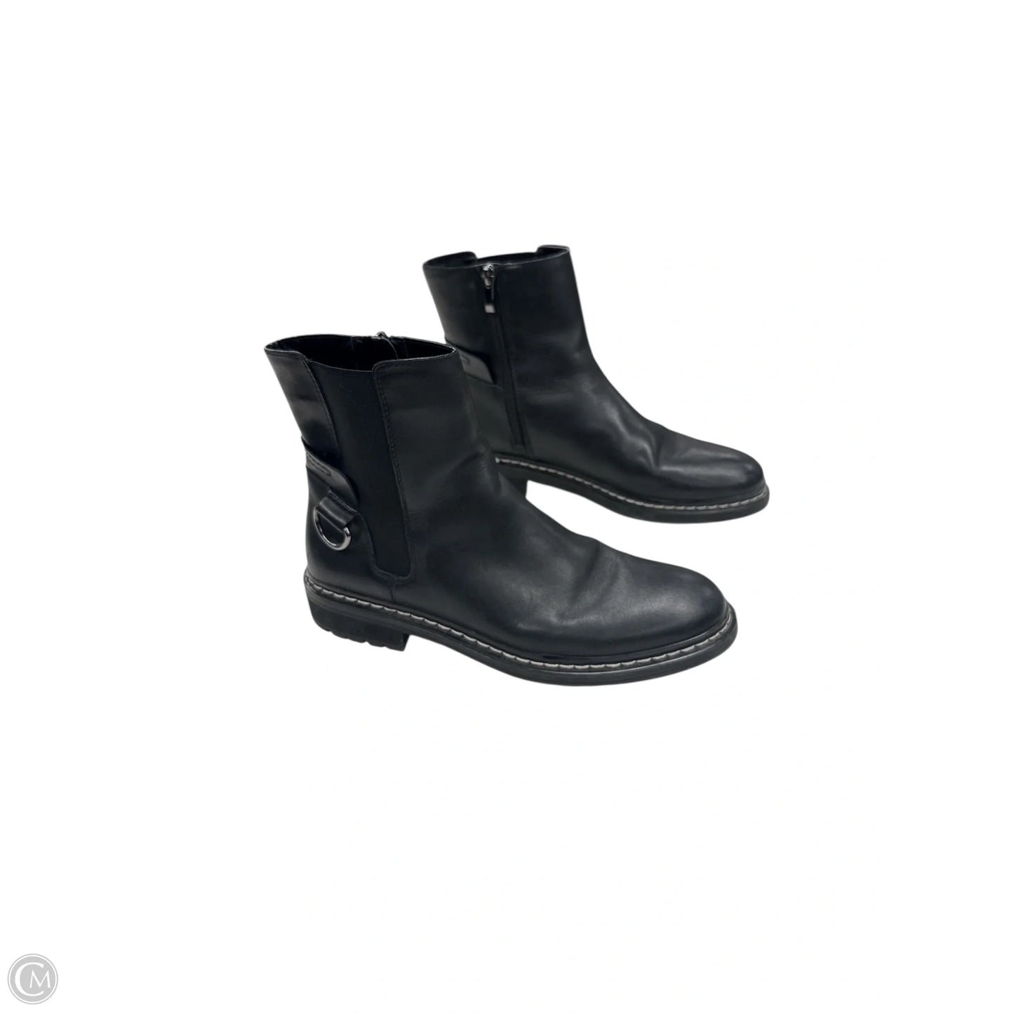 Boots Ankle Flats By Franco Sarto In Black, Size: 9