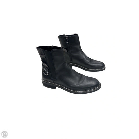 Boots Ankle Flats By Franco Sarto In Black, Size: 9