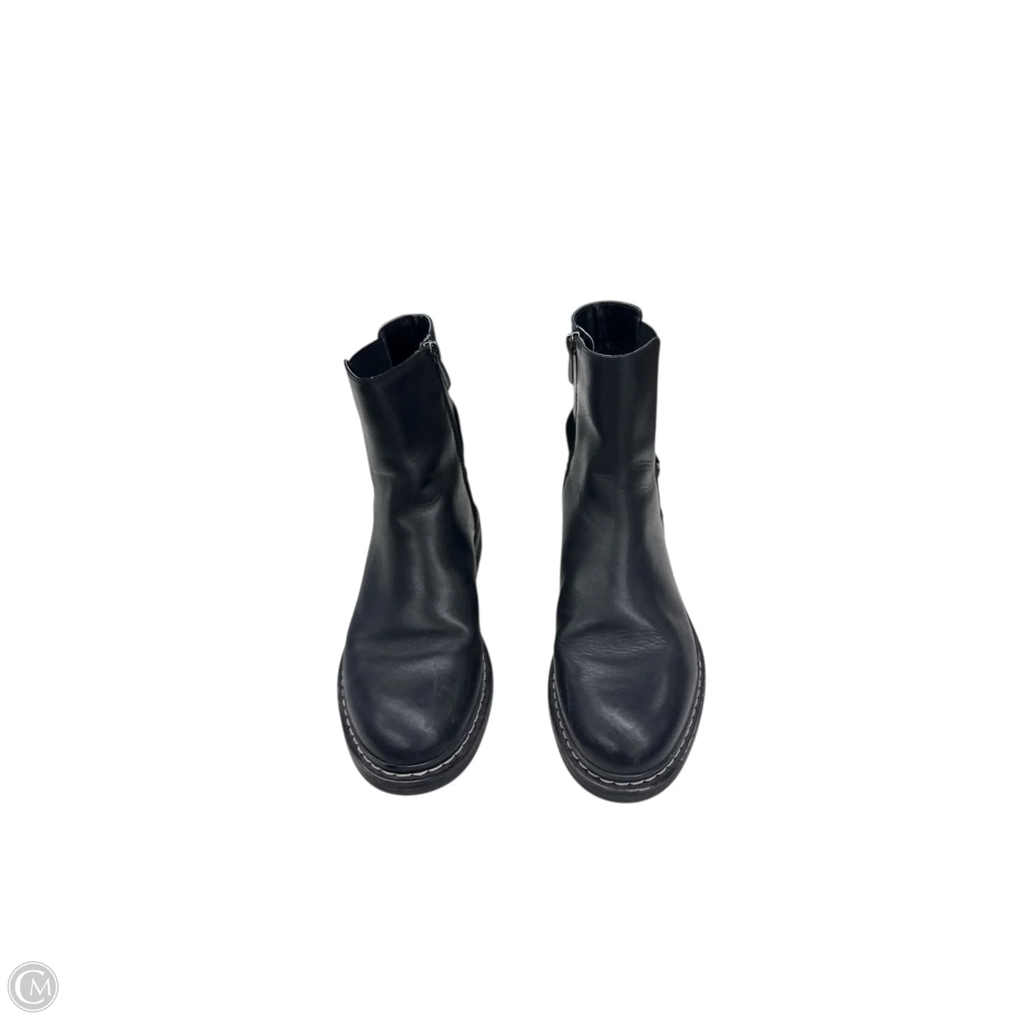 Boots Ankle Flats By Franco Sarto In Black, Size: 9