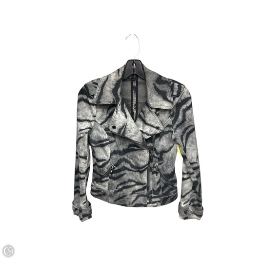 Jacket Denim By White House Black Market In Animal Print, Size: Xxs
