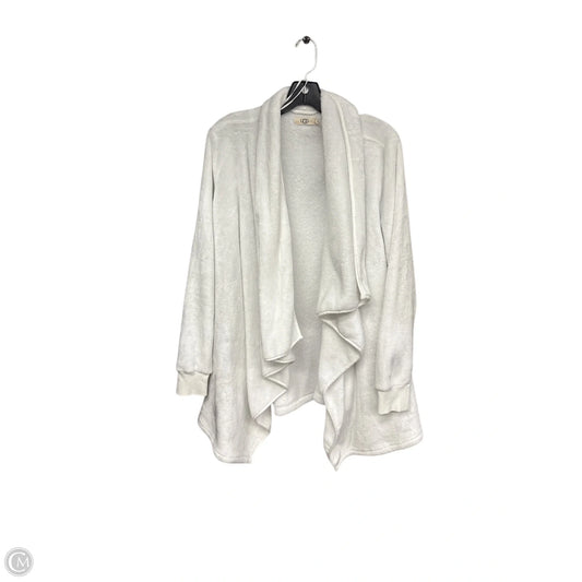 Sweater Cardigan Designer By Ugg In White, Size: Xl