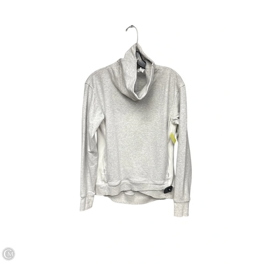 Athletic Sweatshirt Collar By Lululemon In Grey, Size: 8