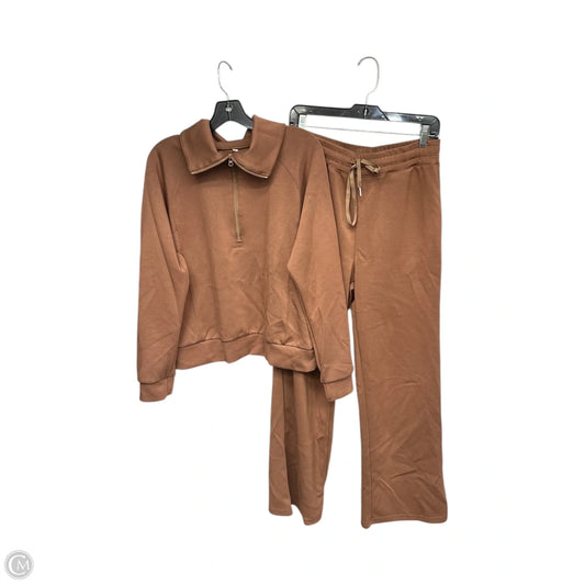 Pants Set 2pc By Clothes Mentor In Brown, Size: M