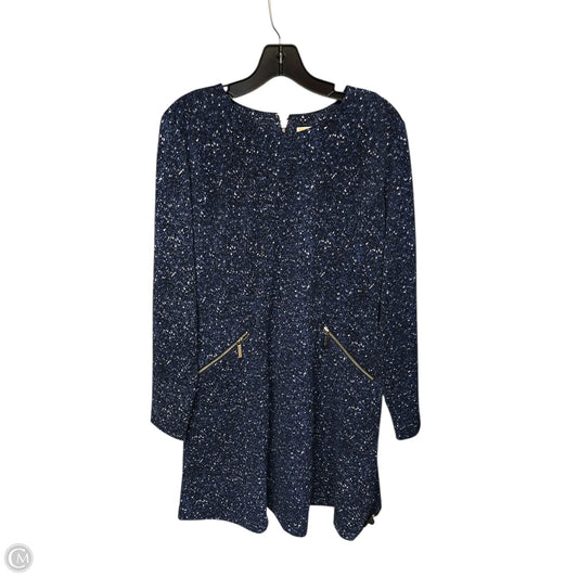 Dress Work By Michael By Michael Kors In Blue & White, Size: 12