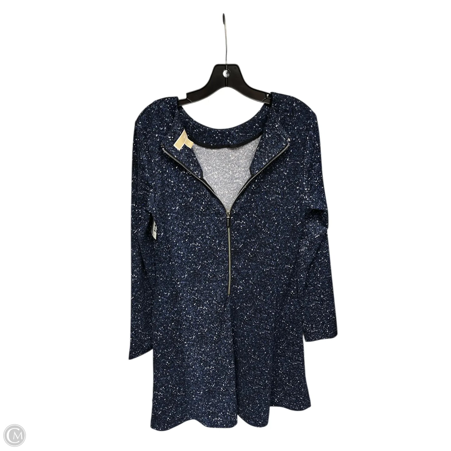 Dress Work By Michael By Michael Kors In Blue & White, Size: 12