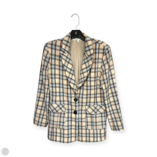 Blazer By Express In Plaid Pattern, Size: S