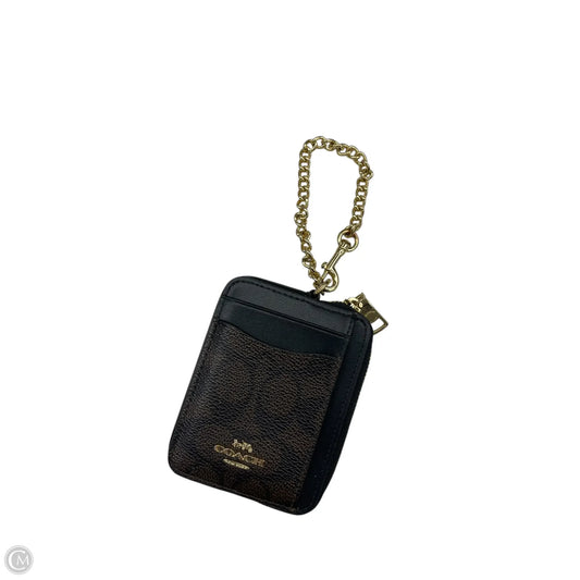 Coin Purse Designer By Coach, Size: Small