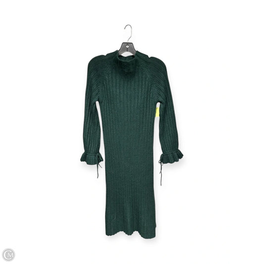 Dress Sweater By Roolee In Green, Size: Xs