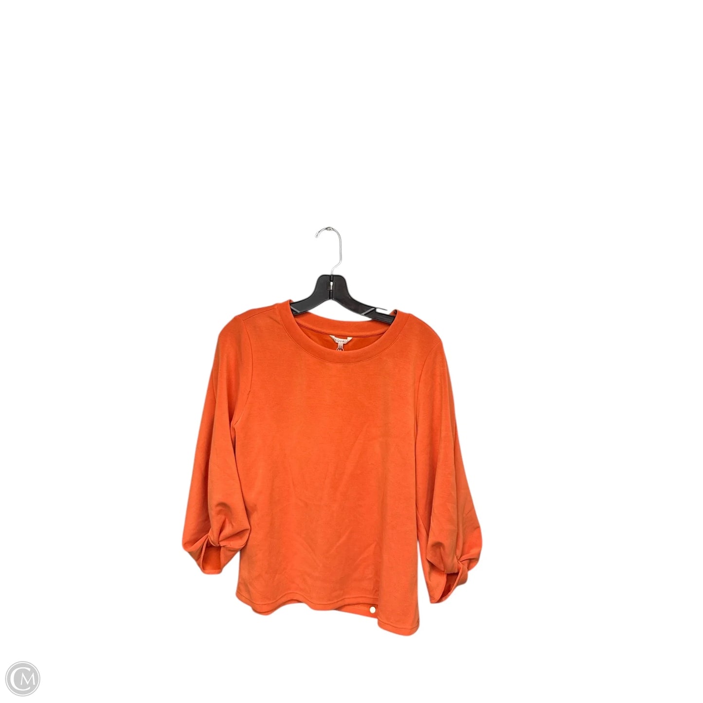 Top Long Sleeve By Clothes Mentor In Orange, Size: M
