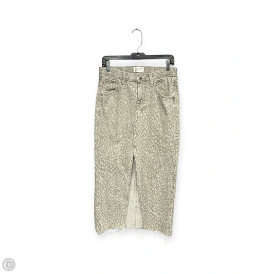 Skirt Maxi By Universal Thread In Animal Print, Size: 6