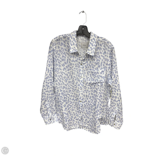 Top Long Sleeve By Rails In Animal Print, Size: L