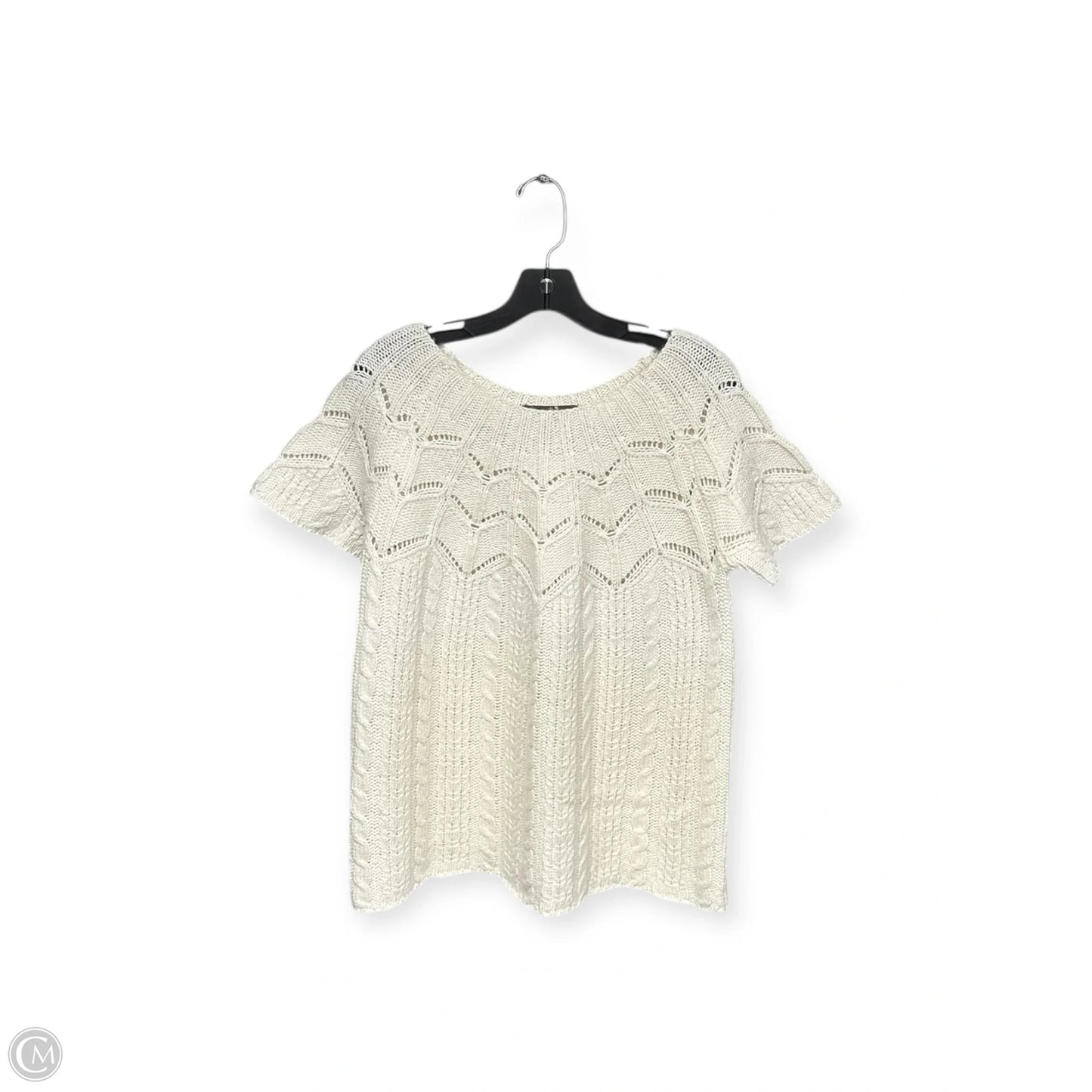 Sweater Short Sleeve By Tommy Bahama In Cream, Size: M