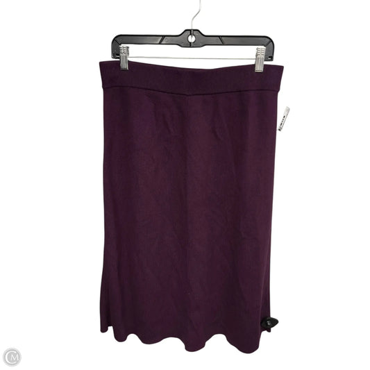 Skirt Maxi By Banana Republic In Purple, Size: M