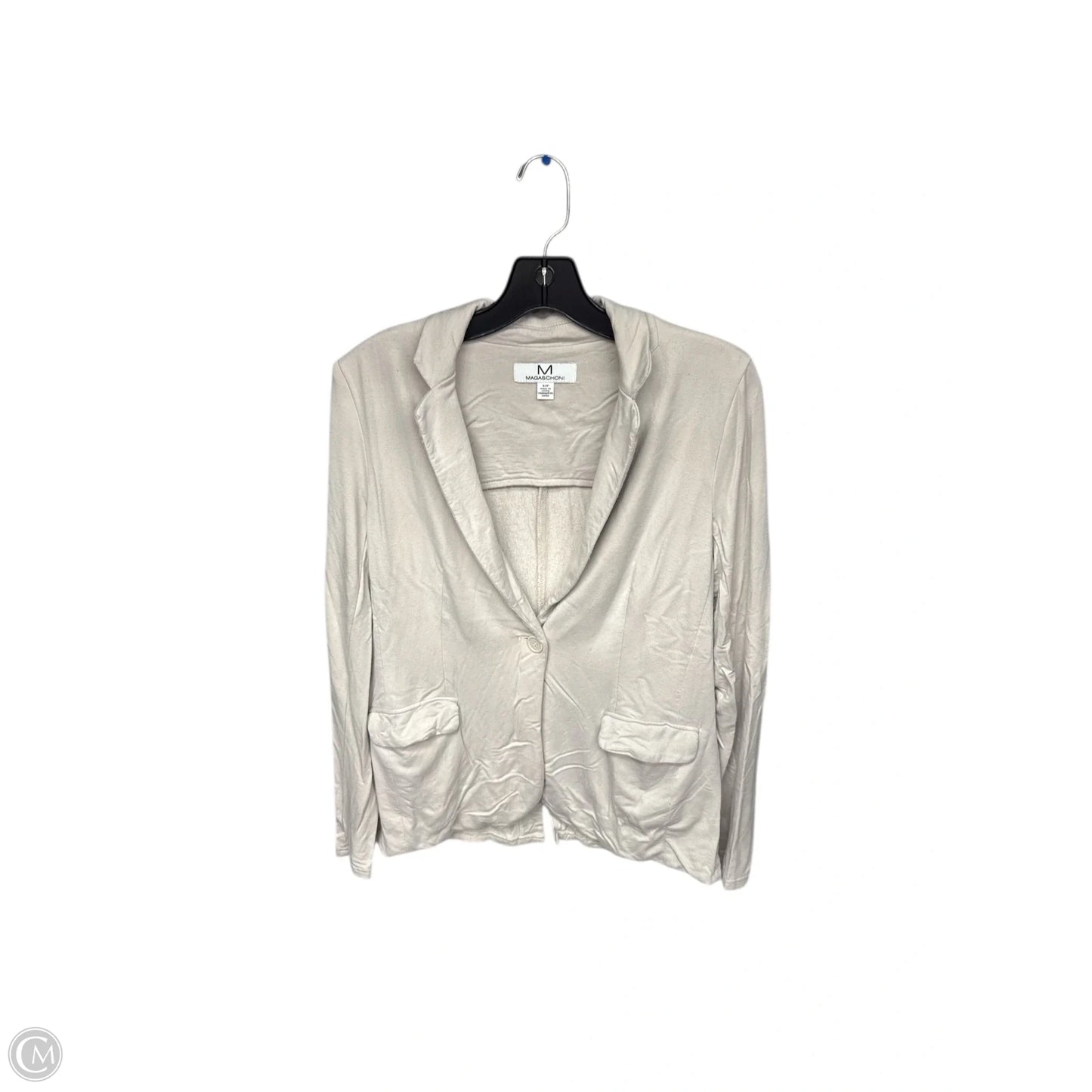 Blazer By Magaschoni In Beige, Size: S