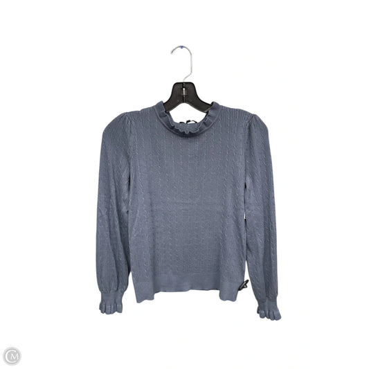 Top Long Sleeve By Adrianna Papell In Blue, Size: M