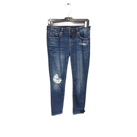 Jeans Skinny By Vigoss In Blue Denim, Size: 28