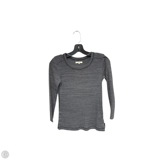 Top Long Sleeve Basic By Madewell In Grey, Size: Xs