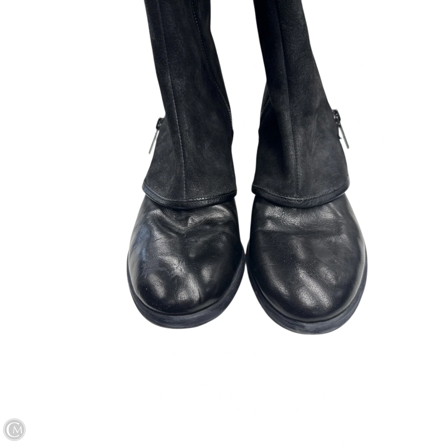 Boots Knee Flats By Donald Pliner In Black, Size: 9.5